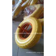 PU Foaming Rubber Wheel Size 400-8, 16*400-8tire Wheels for Saudi Arabia